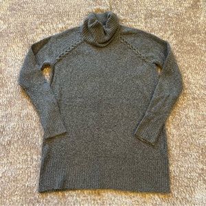American Eagle Turtleneck Soft Knit Grey Sweater